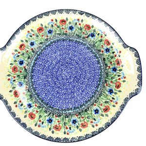 152 Bunzlau Ronde Serveerschaal U4921X Unikat - 152 (Bunzlau). 152 Bunzlau Ronde Serveerschaal U4921X Unikat  1ste qlty Grote ronde serveerschaal voor oa pizza