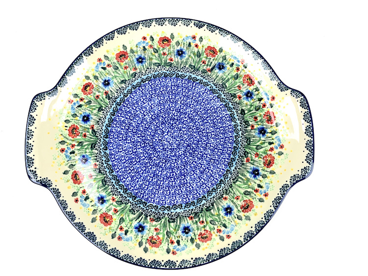 152 Bunzlau Ronde Serveerschaal U4921X Unikat - 152 (Bunzlau). 152 Bunzlau Ronde Serveerschaal U4921X Unikat 1ste qlty Grote ronde serveerschaal voor oa pizza