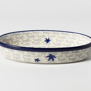 163  Bunzlau Ovaal schaaltje 2545X - 163 (Bunzlau). 163 Bunzlau Ovaal schaaltje 2545X 163   ovaal ( oven ) schaaltje 20