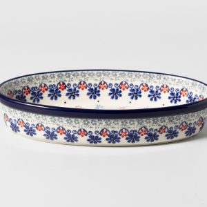 163 Bunzlau Ovaal schaaltje 2636X - 163 (Bunzlau). 163 Bunzlau Ovaal schaaltje 2636X ovaal ( oven ) schaaltje 20