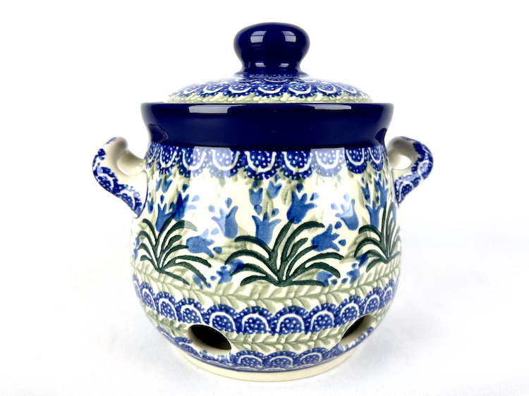 179 Bunzlau knoflook / Uienpot 1432X - 179 (Bunzlau). 179 Bunzlau knoflook / Uienpot 1432X Kleiner model voor knoflookbollen of sjalotjes.