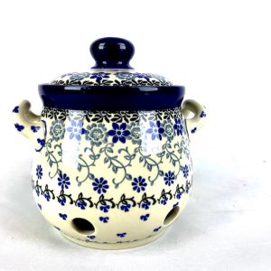 179 Bunzlau knoflook / Uienpot 2158X - 179 (Bunzlau). 179 Bunzlau knoflook / Uienpot 2158X Kleiner model voor knoflookbollen of sjalotjes.