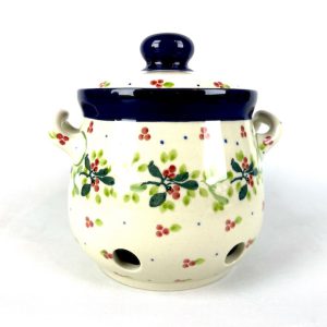 179 Bunzlau knoflook / Uienpot 2390X - 179 (Bunzlau). 179 Bunzlau knoflook / Uienpot 2390X Kleiner model voor knoflookbollen of sjalotjes.