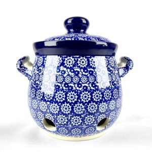 179 Bunzlau knoflook / Uienpot 2615X - 179 (Bunzlau). 179 Bunzlau knoflook / Uienpot  2615X Kleiner model voor knoflookbollen of sjalotjes.