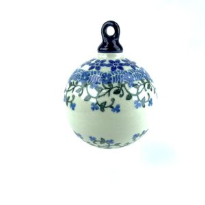 184 Bunzlau Kerstbal 1821 - 184 (Bunzlau). 184 Bunzlau Kerstbal 1821 Mooie decoratieve Bunzlau kerstbal&nbsp;.