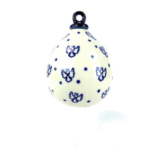 185  Bunzlau Kerstbal Druppel vorm  1410 - 185 (Bunzlau). 185  Bunzlau Kerstbal Druppel vorm  1410 Leuk voor in de boom Kerstdecoratie Fabriek: CA.