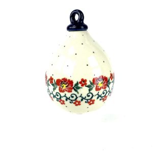 185 Bunzlau Kerstbal Druppel vorm 1973X - 185 (Bunzlau). 185 Bunzlau Kerstbal Druppel vorm 1973X Leuk voor in de boom Kerstdecoratie Fabriek: CA.