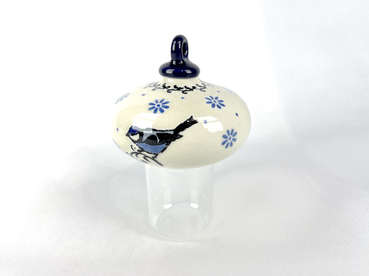 188  Bunzlau Kerstbal rond plat 1997 - 188 (Bunzlau). 188 &nbsp;Bunzlau Kerstbal rond plat 1997 Prachtige kerstballen voor in de boom Kerstdecoratie Fabriek: CA.