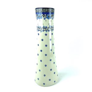 199 Bunzlau smal hoog vaasje 1983X - 199 (Bunzlau). 199 &nbsp;Bunzlau klein vaasje 1983X Leuk hoog vaasje voor een bosje bloemen.