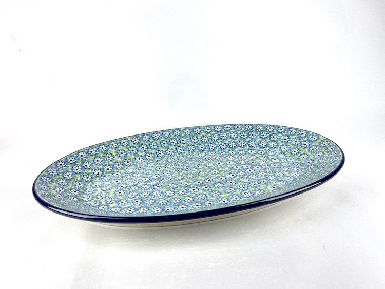 205 Bunzlau ovale Serveerschaal 35