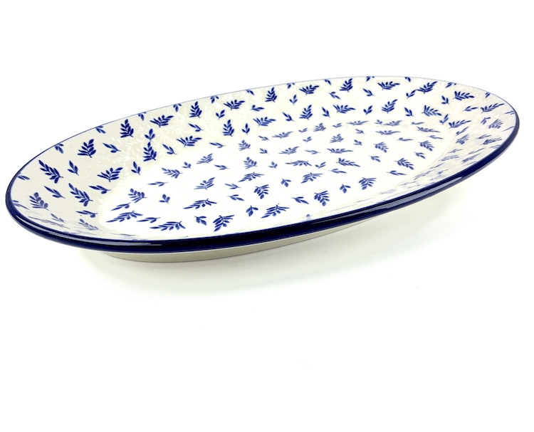 205 Bunzlau ovale Serveerschaal 35