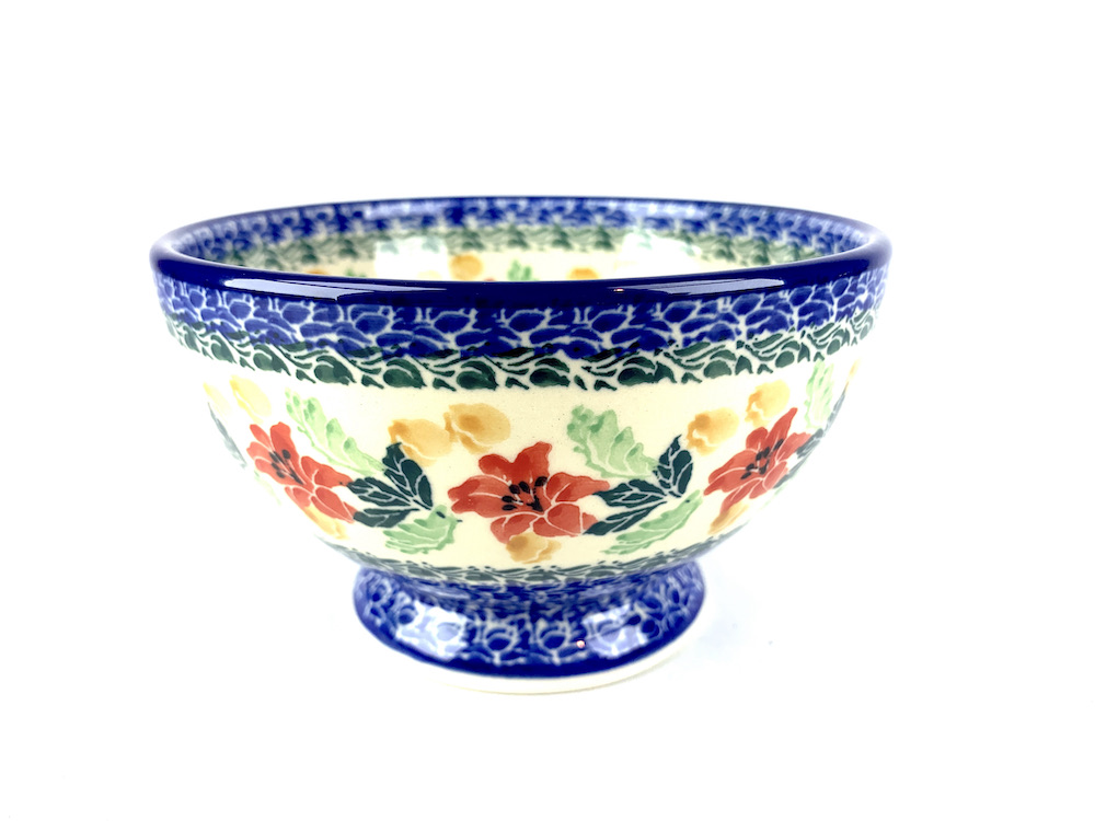 206 Bunzlau Kom op voet 1615X - 206 (Bunzlau). 206 Bunzlau Kom op voet 1615X Ideale kom voor onder andere een muesli ontbijt