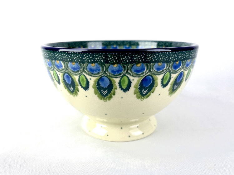 206 Bunzlau Kom op voet 2218X  - 206 (Bunzlau). 206 Bunzlau Kom op voet 2218X  Ideale kom voor onder andere een muesli ontbijt