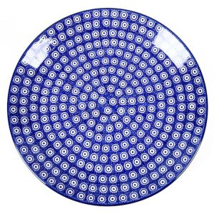 223 Bunzlau Dinerbord 1294X - 223 (Bunzlau). 223 Bunzlau Dinerbord 1294X  Ook te gebruiken als serveerschaal Met gaatjes om evt op te hangen.