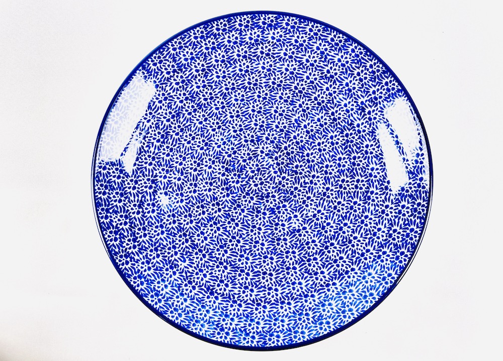 223 Bunzlau Dinerbord 1895X - 223 (Bunzlau). 223 Bunzlau Dinerbord 1895X Ook te gebruiken als serveerschaal Steengoed Bunzlau!.