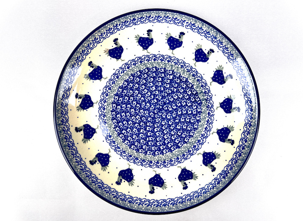 223 Bunzlau Dinerbord 2596X - 223 (Bunzlau). 223 Bunzlau Dinerbord 2596X Ook te gebruiken als serveerschaal Steengoed Bunzlau!.