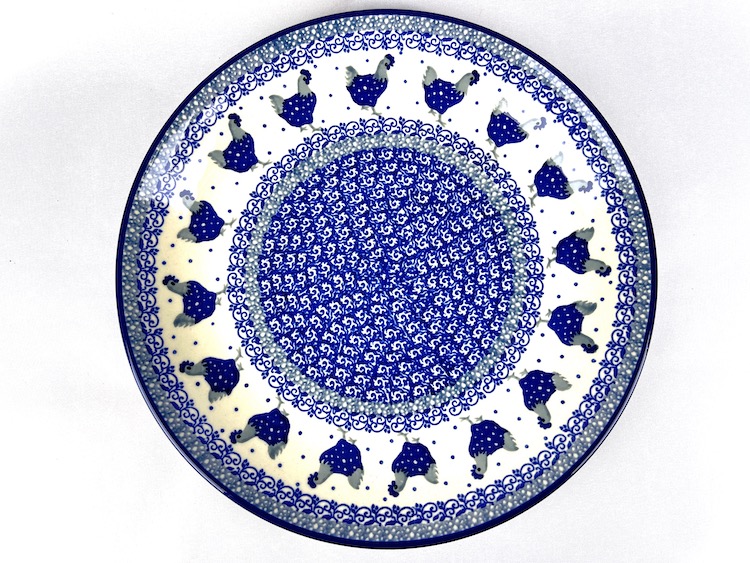 223 Bunzlau Dinerbord 2597X - 223 (Bunzlau). 223 Bunzlau Dinerbord 2597X Ook te gebruiken als serveerschaal Steengoed Bunzlau!.