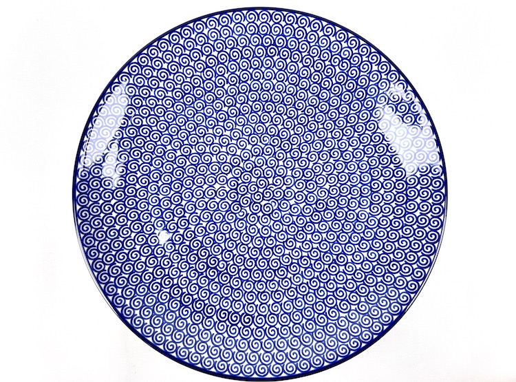 223 Bunzlau Dinerbord 28X - 223 (Bunzlau). 223 Bunzlau Dinerbord 28X Ook te gebruiken als serveerschaal Steengoed Bunzlau!.