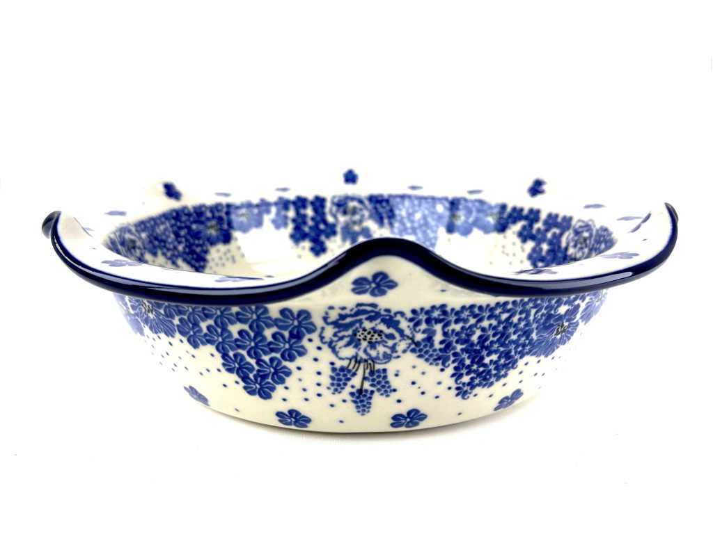 251 Bunzlau golvende Schaal 1975X  Ø 24