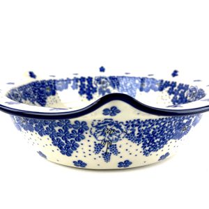 251 Bunzlau golvende Schaal 1975X  Ø 24