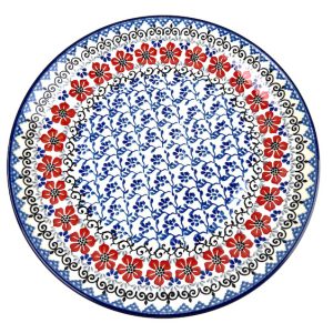 257 Bunzlau Dinerbord 1961X - 257 (Bunzlau). 257 Bunzlau Dinerbord 1962X Let op de maat!.