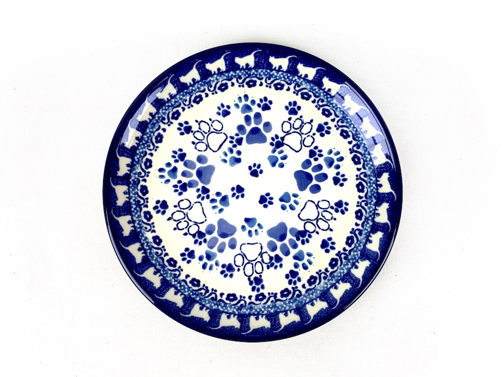 Bunzlau Gebaksbordje 1772X  - 261 (Bunzlau). Bunzlau Gebaksbordje 1772X 261 Voor een heerlijk taartje