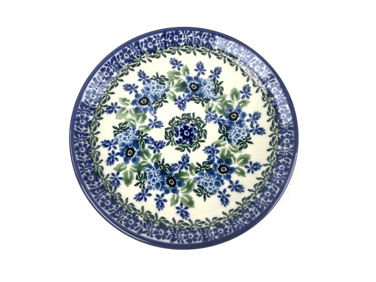 261 Bunzlau Gebaksbordje 1865X - 261 (Bunzlau). 261 Bunzlau Gebaksbordje 1865X Voor een heerlijk taartje