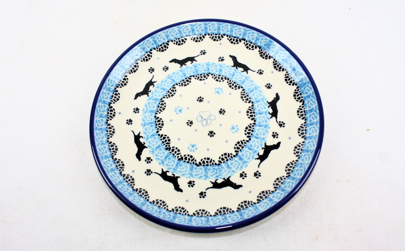 Bunzlau Gebaksbordje 2152X Teckel - 261 (Bunzlau). Bunzlau Gebaksbordje Reckel 2152X 261.