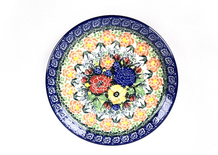 261 Bunzlau Gebaksbordje U3641 - 261 (Bunzlau). 261 Bunzlau Unikat Gebaksbordje U3641 1e qlty Voor een heerlijk taartje