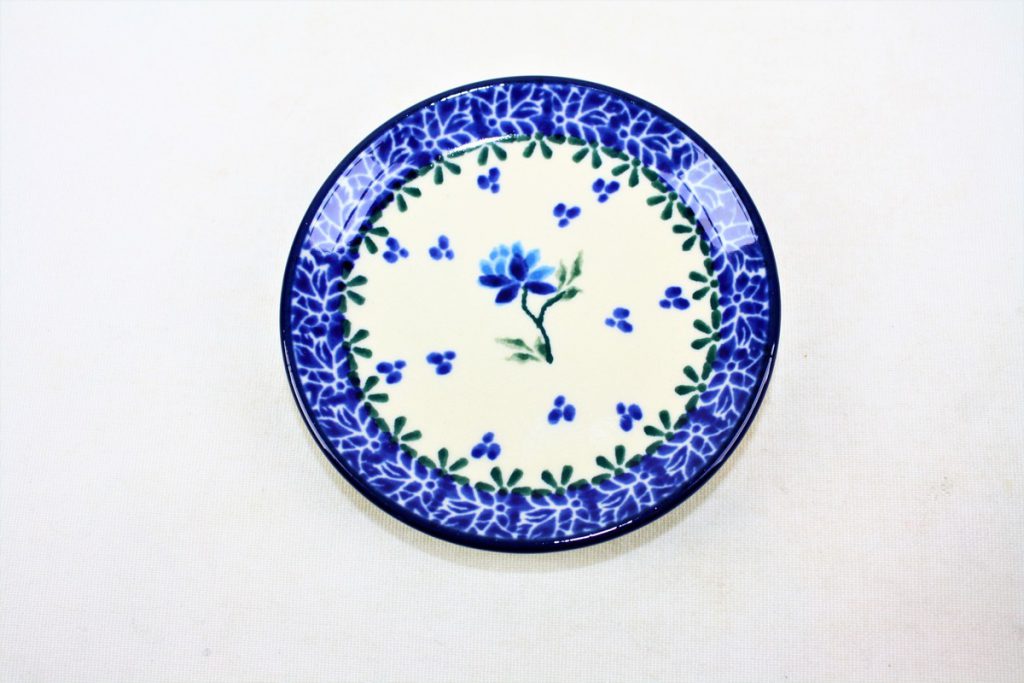 Bunzlau Theetipje 2415X - 262 (Bunzlau). Bunzlau Theetipje 2415X tea bag dish 262 Ronde schotel