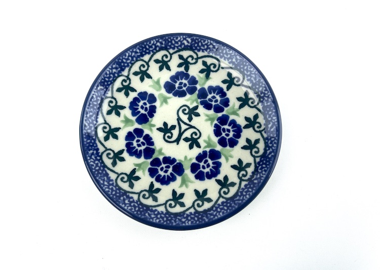 262 Bunzlau Theetipje 584X - 262 (Bunzlau). 262 Bunzlau Theetipje 584X tea bag dish Ronde schotel