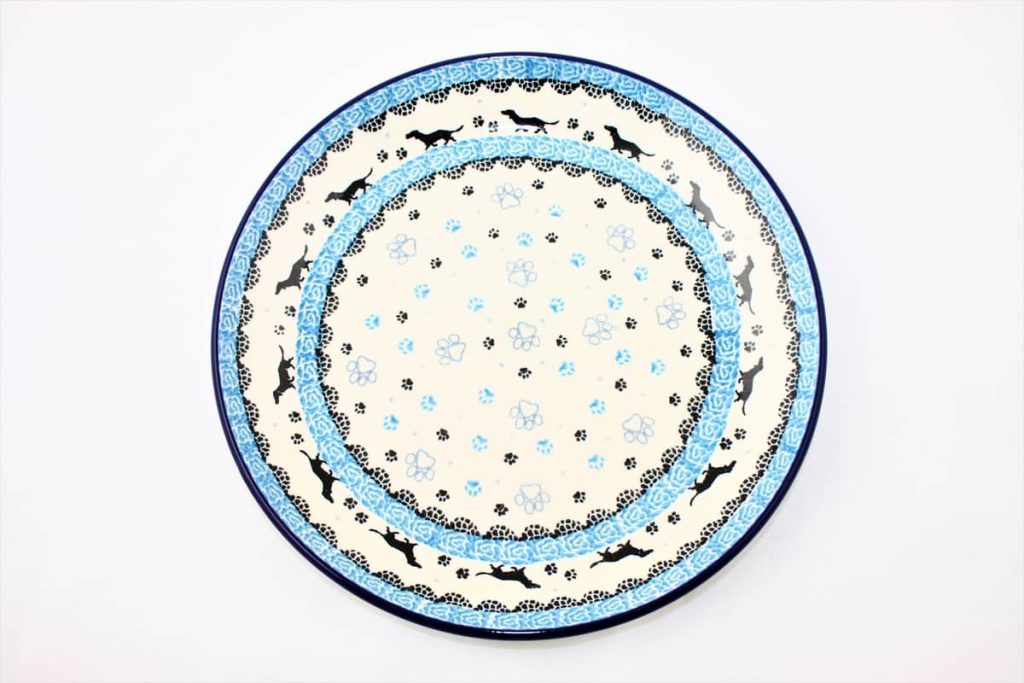 266 Bunzlau Lunchbord 2152X Teckel  - 266 (Bunzlau). 266 Bunzlau Lunchbord Teckel 2152X  Geschikt als lunch en ontbijtbord.