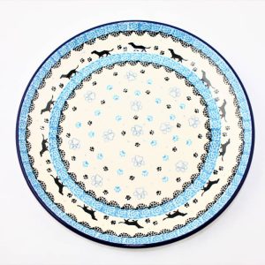 266 Bunzlau Lunchbord 2152X Teckel  - 266 (Bunzlau). 266 Bunzlau Lunchbord Teckel 2152X  Geschikt als lunch en ontbijtbord.