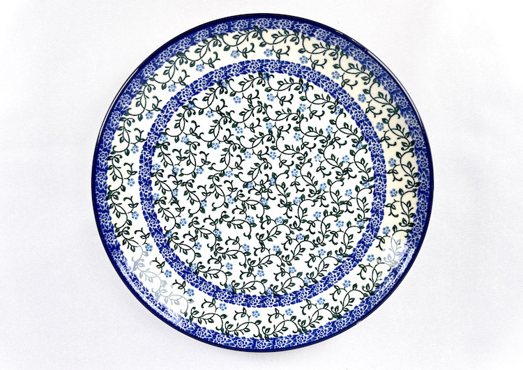 266 Bunzlau Lunchbord 1822X - 266 (Bunzlau). 266 Bunzlau Lunchbord 1822X  Ook geschikt als klein dinerbord Handgemaakt - duurzaam - origineel Bunzlau servies  .