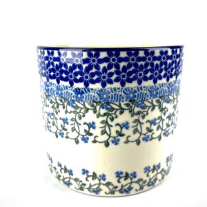 361 Bunzlau Kruidenpot 1821X - 361 (Bunzlau). 361 Bunzlau Kruidenpot  1821X Kruiden - bloem - lepel pot of wat nog meer.