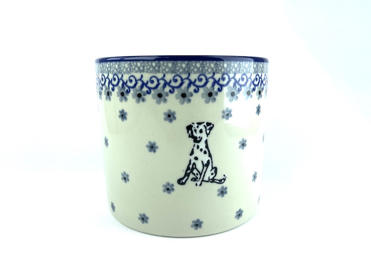 361 Bunzlau Kruidenpot 2602X - 361 (Bunzlau). 361 Bunzlau Kruidenpot 2602X Kruiden - bloem - lepel pot of wat nog meer.