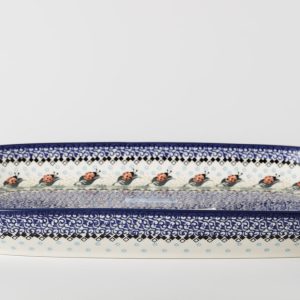 390 Bunzlau Serveer Schaal 1401X 390 - 390 (Bunzlau). 390 Bunzlau Serveer Schaal 1401X 390 Grote serveerschaal Onder andere leuk voor hapjes of bijvoorbeeld aardappelgratin.