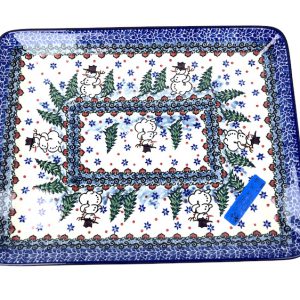 399 Bunzlau Rechthoekige Serveerschaal U4661 - 399 (Bunzlau). 399 Bunzlau Rechthoekige Serveerschaal U4661 Eerste kwaliteit 27