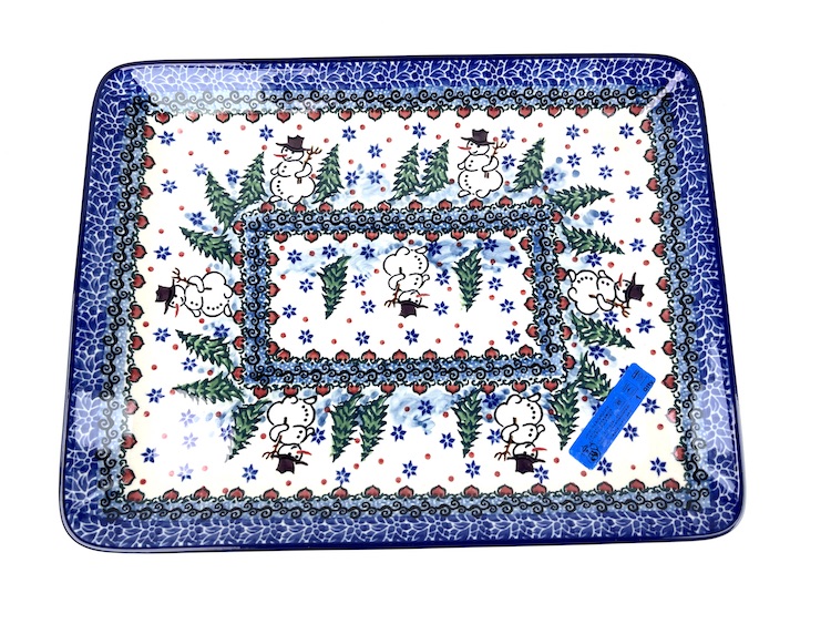 399 Bunzlau Rechthoekige Serveerschaal U4661 - 399 (Bunzlau). 399 Bunzlau Rechthoekige Serveerschaal U4661 Eerste kwaliteit 27