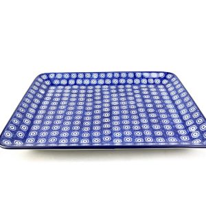 399 Bunzlau rechthoekige  Serveerschaal 1294X - 399 (Bunzlau). 399 Bunzlau rechthoekige  Serveerschaal 1294X 27