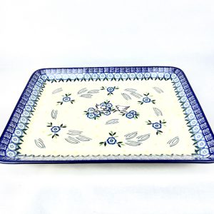 399 Bunzlau rechthoekige  Serveerschaal 2623X - 399 (Bunzlau). 399 Bunzlau rechthoekige  Serveerschaal 2623X 27