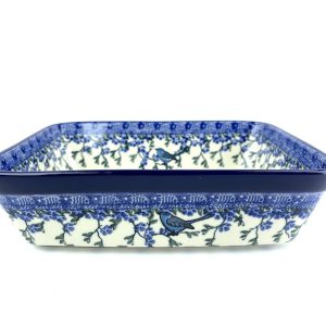 404 Bunzlau Rechthoekige schaal 1935X - 404 (Bunzlau). 404 Bunzlau Rechthoekige schaal 1935X Handig formaat geschikt voor  2 à 3 personen.