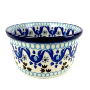 409 Bunzlau Schaaltje 1026X - 409 (Bunzlau). 409 Bunzlau Schaaltje 1026X 2e Qlty; Blauw  is iets minder blauw.