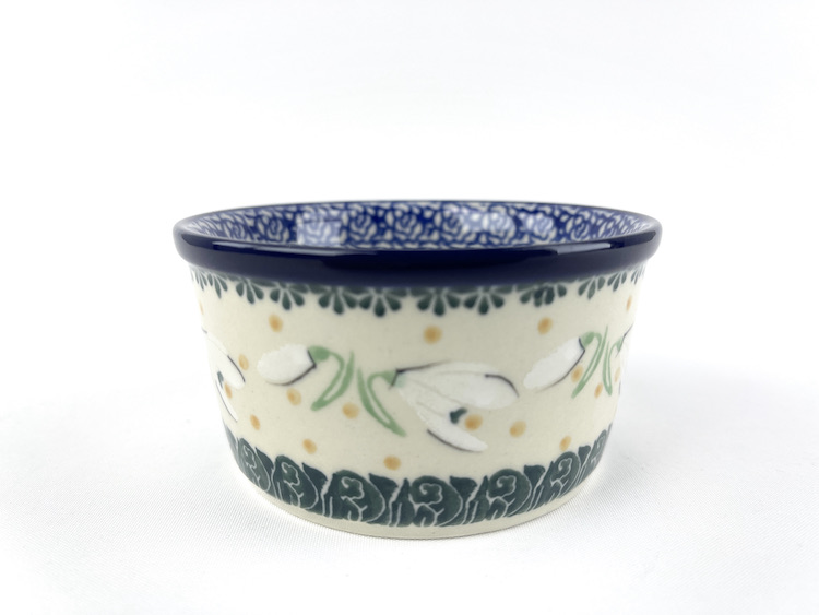 409 Bunzlau Schaaltje 2582X - 409 (Bunzlau). 409 Bunzlau Schaaltje 2582X Ramakin/crème brulee rond schaaltje .