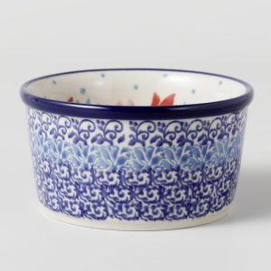 409 Bunzlau Schaaltje 2598X - 409 (Bunzlau). 409 Bunzlau Schaaltje 2598X 409 Ramakin/crème brulee rond schaaltje .