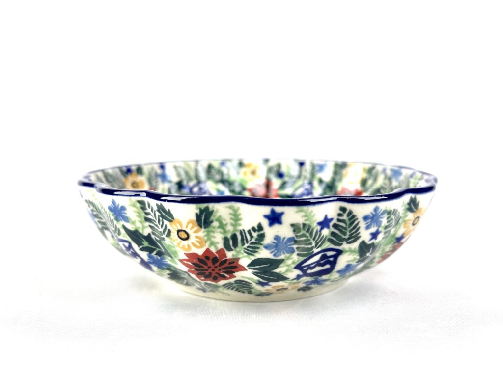 448 Bunzlau Serveerschaaltje geschulpte schaal U2576 - 448 (Bunzlau). 448 Bunzlau Serveerschaaltje geschulpte schaal U2576 Unikat 1e Qlty Lief