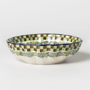 448 Bunzlau Serveerschaaltje geschulpte schaal U4740 - 448 (Bunzlau). 448 Bunzlau Serveerschaaltje geschulpte schaal U4740 Unikat 1e Qlty Lief