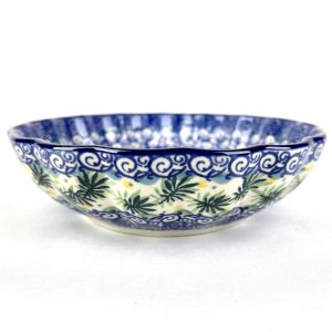 448 Bunzlau Serveerschaaltje geschulpte schaal U4969 - 448 (Bunzlau). 448 Bunzlau Serveerschaaltje geschulpte schaal U4969 Unikat 1e Qlty Lief