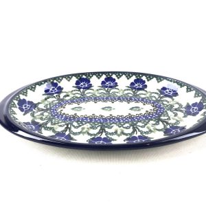 469 Bunzlau Serveer Schaaltje 2415X - 469 (Bunzlau). 469 Bunzlau Serveer Schaaltje 2415X 469 Onderbordje voor een roomstel of voor een mok met een koekje&nbsp; met een ronde uitsparing.