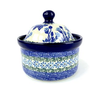 496  Bunzlau Voorraadpot / snoeppot 1937X - 496 (Bunzlau). 496  Bunzlau Voorraadpot/Snoeppot 1937X 0